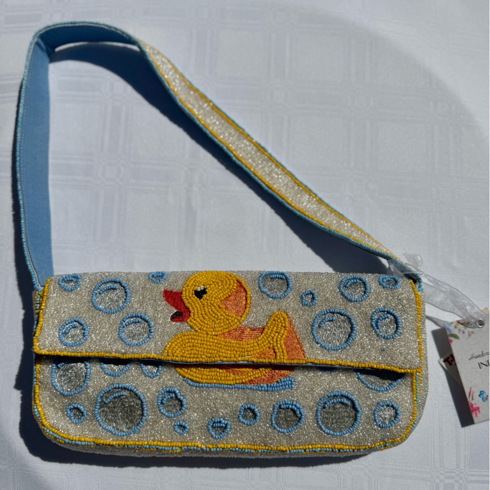 Beaded Duck Purse